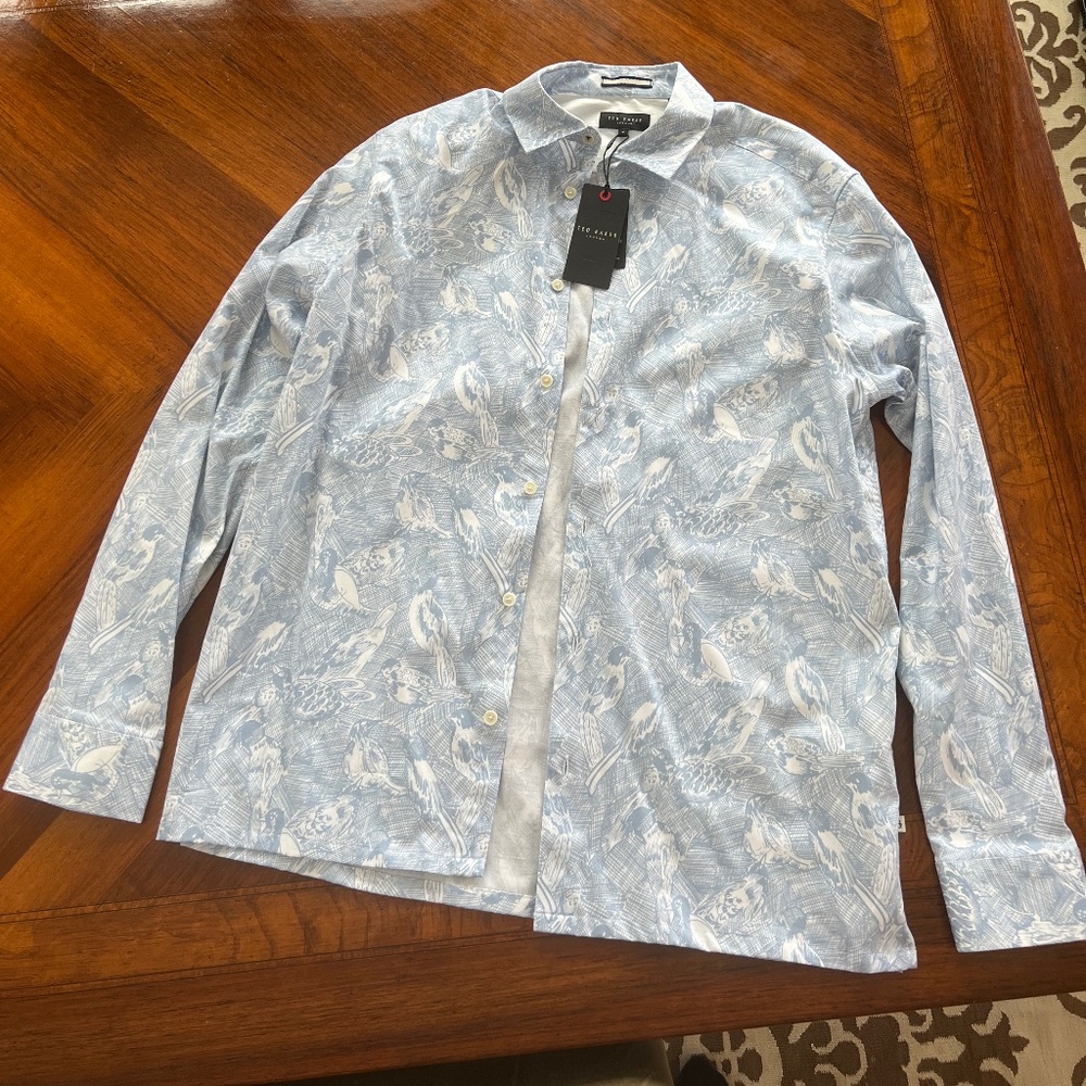 Ted Baker  Size 4 blue shirt